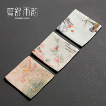 Cotton fabric cha bei dian insulation mat mats cup holder absorbent non-slip cha hu dian kung fu tea accessories coasters