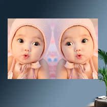 Baby poster preparation for pregnant wall painting beautiful baby pregnant woman pregnant beautiful dragon and phoenix tire sticker big eye photo