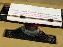 Vintage]80S Mexican olivetti olivetti lettera25 vintage English typewriter