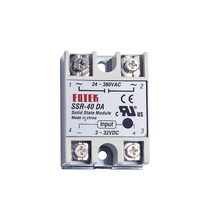 Solid state relay SSR-40DA small single phase 220V DC controlled AC contactor module DC24V