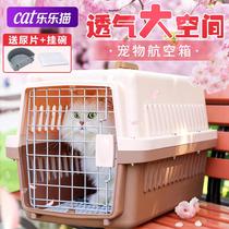 Pet Aviation Box Cat Cage Portable Out Kitty External with box Dog Cage Consignment Cat Case Hand Small Cat Cage