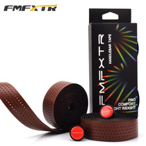 Bicycle handlebar strap belt road car PU leather perforated breathable handle belt racing corner shock absorber belt change equipment