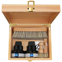 Leather shoes care suit shoe polish shoe brush black colorless leather skin care oil color Polish shoe artifact gift box