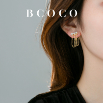 Super Fairy Pearl Streaming Su Earrings 2022 New Tide South Korea Nets Red Temperamental Mosquito Coil Ear Clip Without Earbuds Woman