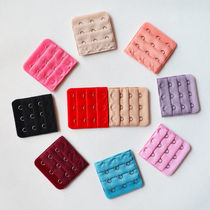 Three rows of buttons 1 5 buckle spacing lengthened buckle 5 cm wide stainless steel lingerie extension buckle bra back button