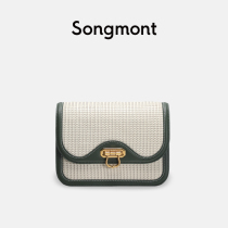 songmont song sheepskin handmade woven bag new shoulder shoulder bag designer tofu small square bag