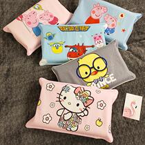 Four seasons universal children 1-7 years old and above pillow 2-3-6 children baby kindergarten nap summer sweat-absorbing and breathable