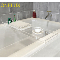 OneLux acrylic transparent bathtub shelf Multi-function bath SPA shelf Environmental protection storage rack customization