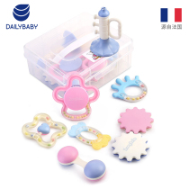 Dailybaby joint imported baby tooth gum hand ring bell baby newborn toy 0-3-6-12 months