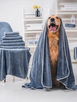 Pet absorbent towel Super absorbent quick-drying large non-stick Cat Bath special golden retriever dog bath towel