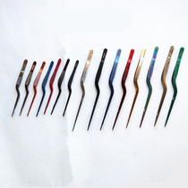  Molecular material Stainless steel tweezers Hotel clip Kitchen plate cooking plate tool modeling style Chinese and Western