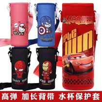 Super Iron Man cartoon back cup set thermos cup hero glass cup set Spider-Man childrens water Cup