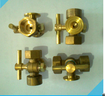 Pressure gauge accessories Three-way plug valve Three-way plug three-way ball valve DN15 Corker pressure gauge