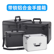 Kit Containing Box Aluminum Alloy Suitcase Subtest House Furniture Beautician maintenance instrument Instrumentation Belt locking system