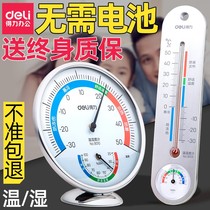  Electronic thermometer Household indoor thermometer hygrometer High-precision precision thermometer creative cute wall-mounted