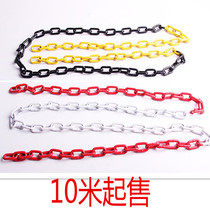Iron chain spray paint color new anti-rust galvanized bold custom red and white with iron lock protection iron ring chain