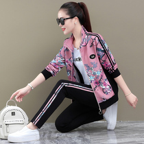 361 Casual Sports Suit Women Spring Autumn 2021 new Jordan Noo Relaxed Ocean Lady Sportswear Three Sets