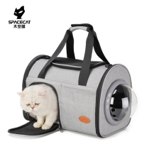 Space Meow Cat Bag Out Portable Handheld Space Cabin Inclined Satchel Cat Box Cat Cage Pets Carry Winter Warmth