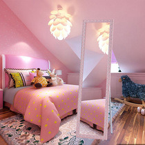  Full-length mirror Full-body European-style living room Bedroom small female student fitting dormitory clothing store folding floor-to-ceiling large mirror