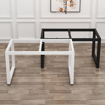 Iron shelf bar countertop bracket table foot marble rock plate bracket custom conference desk desk simple table leg