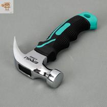 Woodworking portable plastic integrated small hammer multi-purpose nail puller hammer tool handle handle short