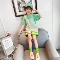 Girl Han Edition Foreign Air Back Belt Pants Suit 2022 Summer New CUHK Scout Red Trendy Casual Two Sets Eben