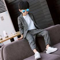 Piano playing dress Boy childrens small suit suit Summer foreign style British suit trendy handsome Korean version of leisure