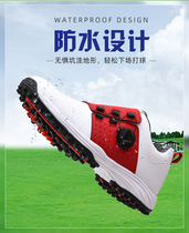 Golf shoes men rotating button outdoor New breathable waterproof non-slip leisure sports foreign trade Korean version of large size