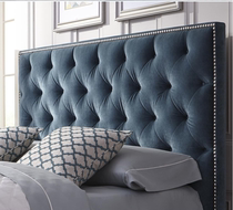  American bedside high backrest hotel fabric soft bag headboard double bed head 1 8 meters simple bedside custom