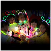 Fluorescent Stick Fluorescent Dancing Luminous Stick Hand Ring Luminous Flash Childrens Toy Concert Firefly props