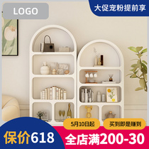 Cave Wind Arch Bookcase Show Cabinet American Landing Locker Modern Simple Childrens Book Shelf Living Cabinet