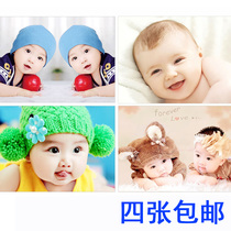 Baby poster photo pictorial Cute beautiful pregnant woman prenatal education big picture wall sticker art male and female baby doll pictures