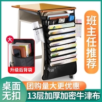 School season stationery book storage bag book bag hanging on the side of the table for the students desk side hanging book bag