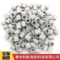 High temperature resistant ceramic casing oven insulation porcelain beads ceramic beads magnetic tube through electric furnace wire insulation porcelain beads porcelain tube resistance