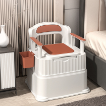 Elderly Mobile Toilet Bowl toilet Home Bedroom Bedside Up Night Deodorized Stool Chair Portable Geriatric Bedpan