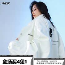 BJHG Spring and Autumn Premium Texture Crocodile Pattern PU Leather Jacket Mens and Womens National Tide INS New Loose Couple Coat