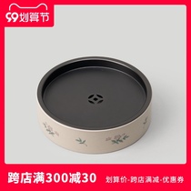 Good Gong set retro pot bearing water storage dry bubble platform plant ash antique household ceramic kung fu tea set accessories tea tray