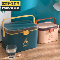 药箱家用医药箱药物品收纳盒家庭装大号收纳箱便携出诊急救医疗箱