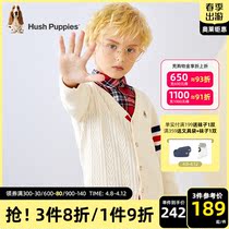 Leisure Steps Childrens Clothing Boy Cardiovert Clothing Autumn Winter Dress New 100 Lap College Wind Knit Jacket Child Sweaters Tide