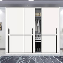 Sliding door custom minimalist wardrobe door custom wood paint-free door closet doors bei ou gentry push-pull sliding door
