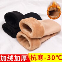 (5 double-loaded) Garveled thickened Snow ground Sox children Warm Medium Tube Autumn Winter Woolen Socks mens floor Sox stockings