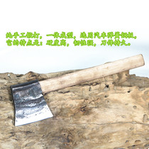 Woodworking axe axe sickle hand-forged carbon steel axe wood handle garden harvesting axe axe