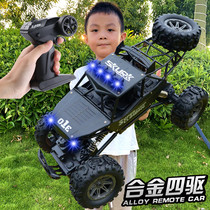 Oversized remote control car toys childrens four-wheel drive remote control off-road vehicle charging electric remote control car boy drift car