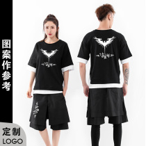 Hair stylist assistant technician work clothes suit Personality stripe hair salon fashion Japanese work clothes custom logo