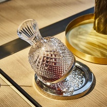 Decanter red wine home high-end luxury wine creative unleaded Crystal gyro rotating tumbler wine dispenser
