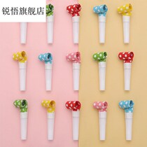 Birthday Party Blow Up Blow Dragon Boy Girl Grossing Mouth Whistle Trumpeter Children Creative Cartoon Whistle