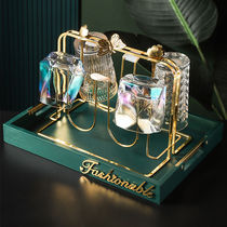 Porcelain wood a creative multifunctional drain rack home upside-down cup rack tray Nordic cup rack water cup rack