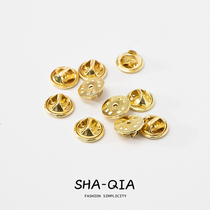 Sha Chang badge anti-walking breast needle General button cap alloy butterfly hat stab needle button button button button button button button button button button button button button button button button button button button button button button button button button button button button button button button button bu