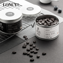 Loncy rosesi pure cocoa butter 100% dark chocolate beans no cane sugar black smart fitness low canned baking snacks