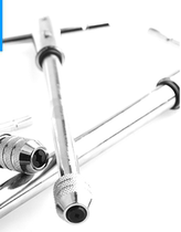 Adjustable tap wrench ratchet twist wrench M3-M12T type extension rod manual tapping tool tapping device